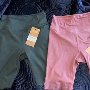 (SOLD) 2 Girlfriend Collective Biker Shorts